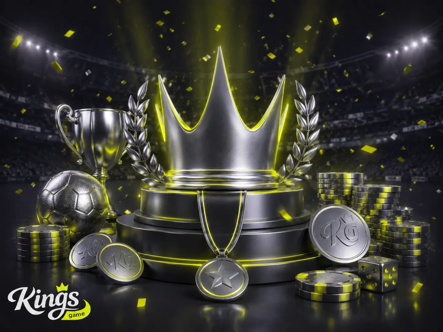 Stadium Victory Crown Trophy Rush